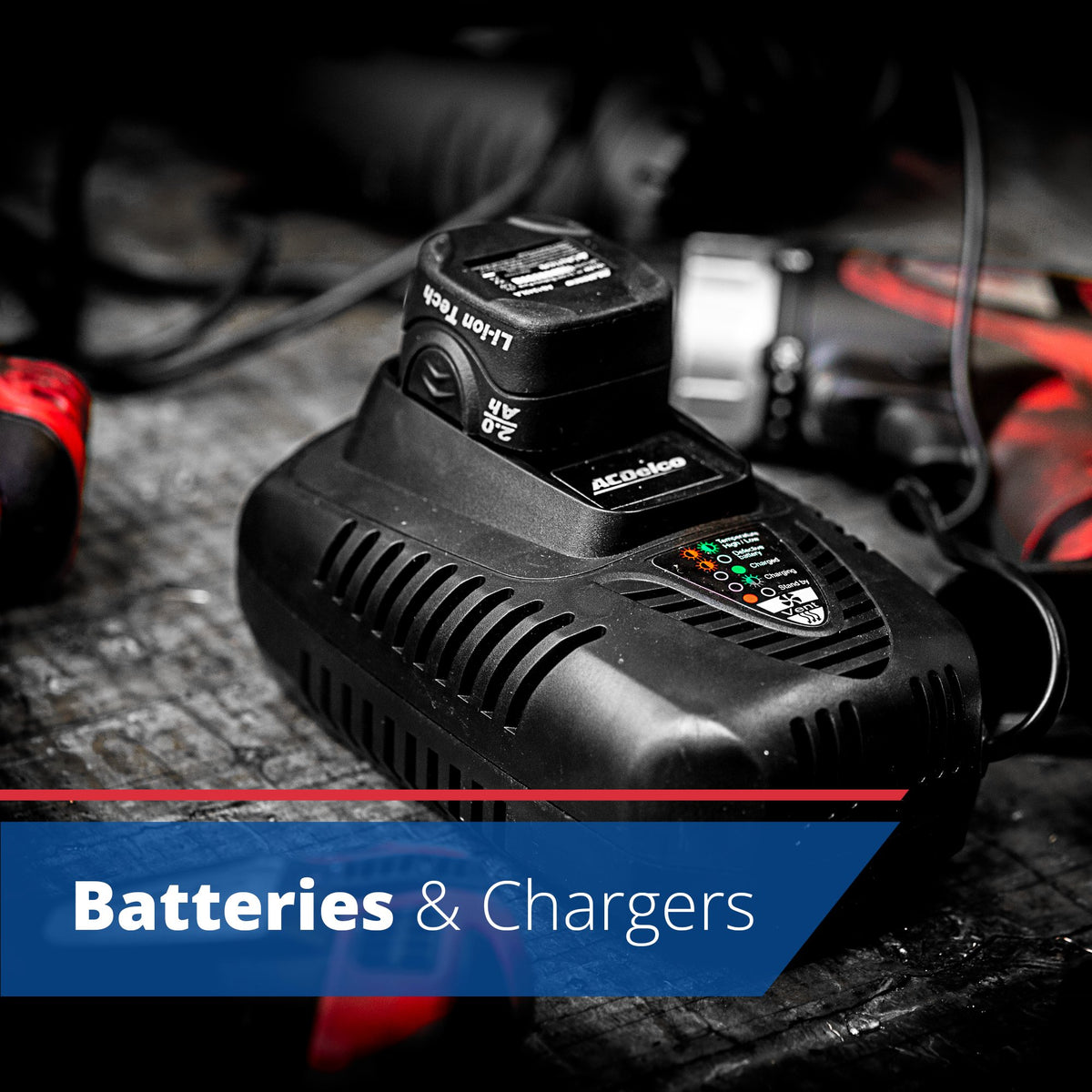 Batteries & Chargers – ACDelco Tools UK