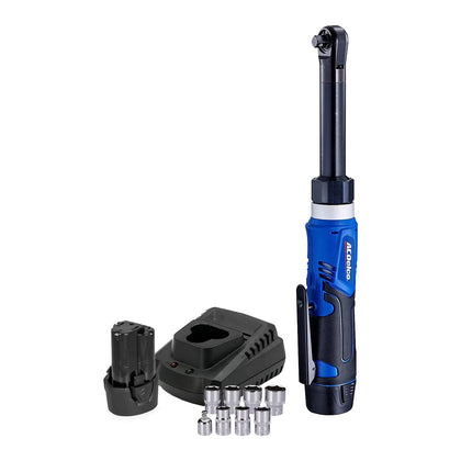 ARW1218-3P2S G12 Lithium-Ion 12V 3/8” Extended Cordless Electric Ratchet Wrench Power Tool Kit