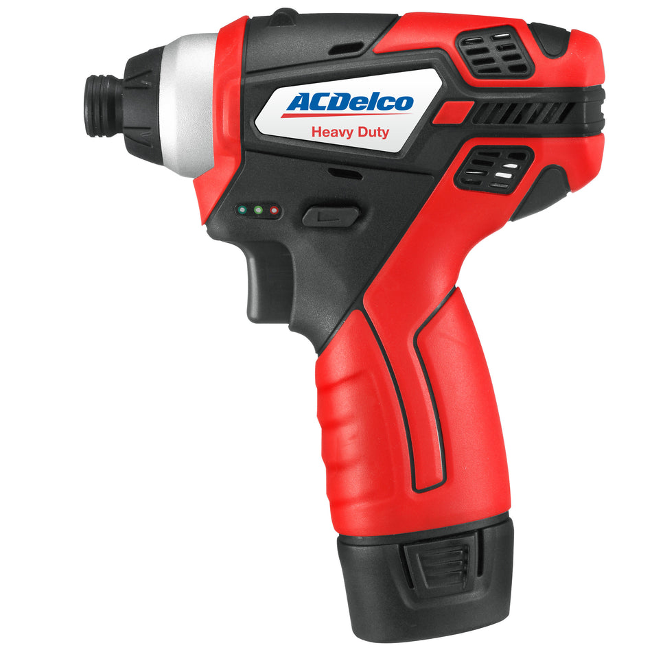 ACDelco ARI12105-PM G12 12V Li-Ion (10.8V) 1/4'' Hex Cordless Impact Driver Kit