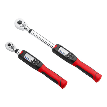 ARM601-34 3/8” & 1/2” Digital Torque Wrench Combo Kit with Buzzer & Flash Notification