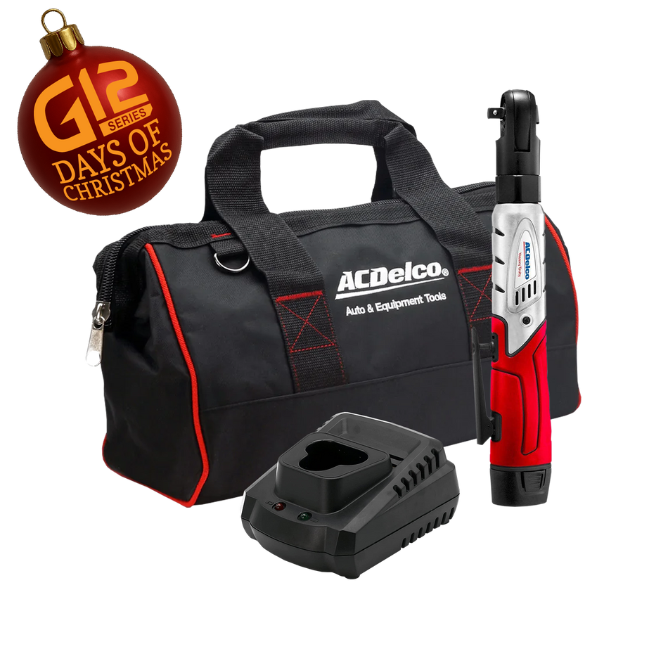 ARW1208PG G12 Lithium-Ion 12V 3/8" Heavy Duty Cordless Ratchet Wrench Power Tool Kit