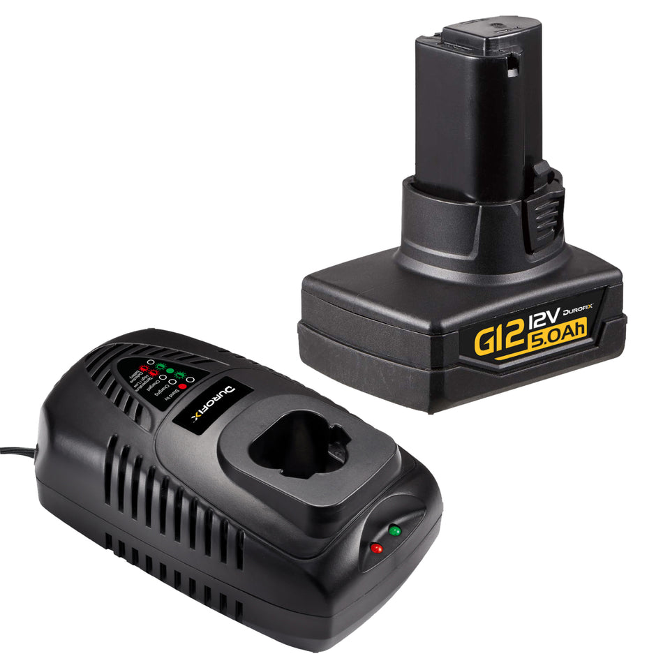 Durofix G12 5.0Ah Battery and Fast Charger Upgrade Kit