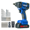 ARI20132 1/2" Square Cordless Impact Wrench, with 20V Battery and Charger, 2,800 RPM Brushless Motor, 340Nm Torque, 0-3,300 IPM