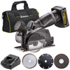 Durofix RC1222-PG G12 12V Li-Ion Brushless 3" Cut Off Mini Circular Saw Kit