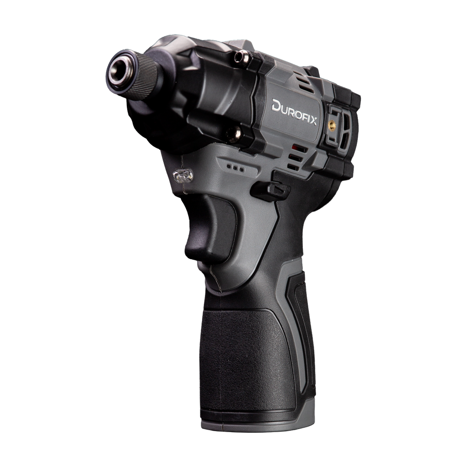 Durofix G12 Sub Compact Impact Driver 1/4" Hex Tool Kit with 4.0Ah Battery and Charger, 170Nm Max Torque, 3600RPM, RI12185-PM