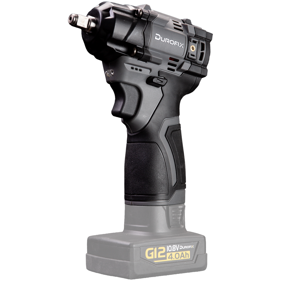 Durofix G12 Sub Compact Impact Wrench 3/8" Square, Brushless Cordless 190Nm Max Torque, 3300RPM, RI12186-3T (Bare Tool Only)